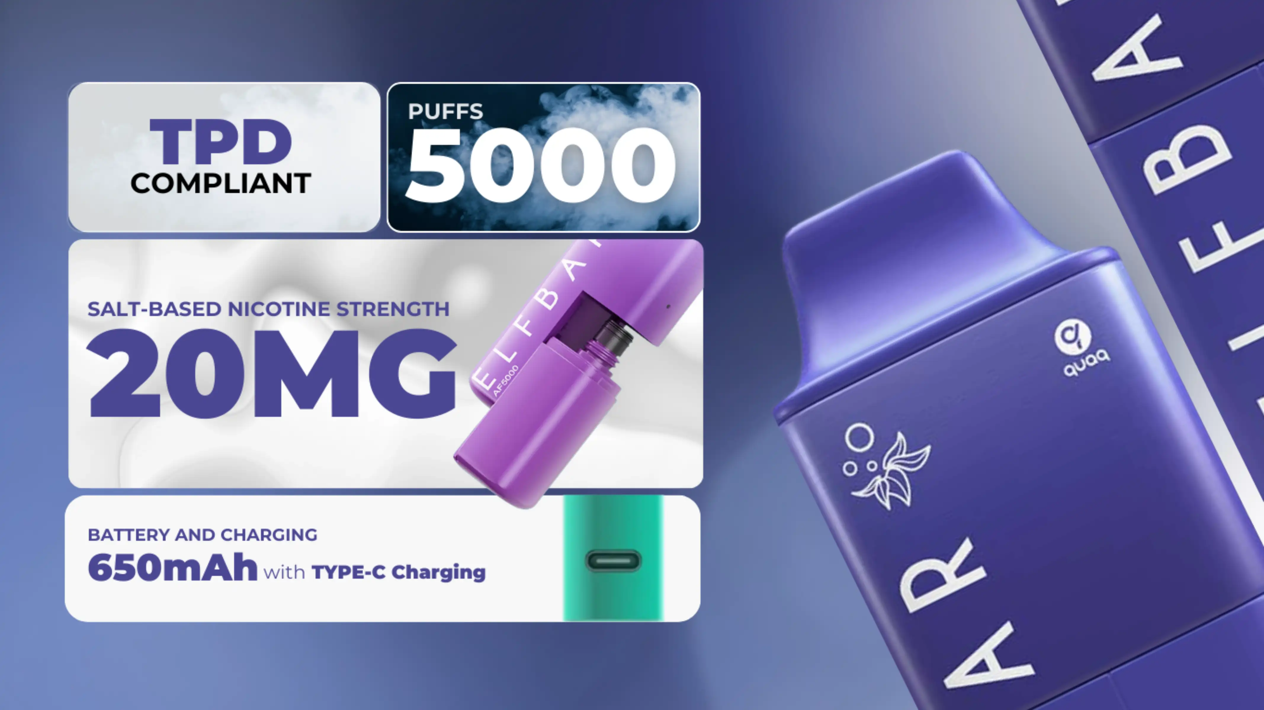 Key Features of Elf bar AF5000