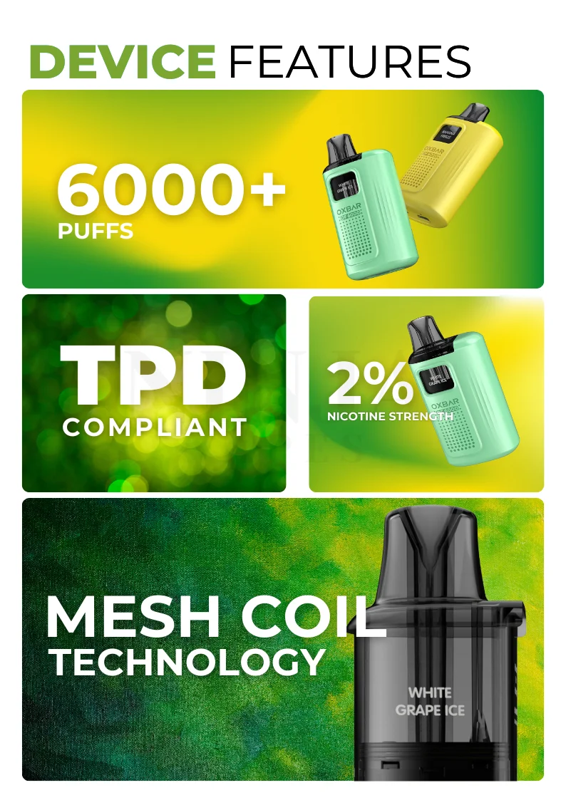 Key Features of OXBAR OF6000