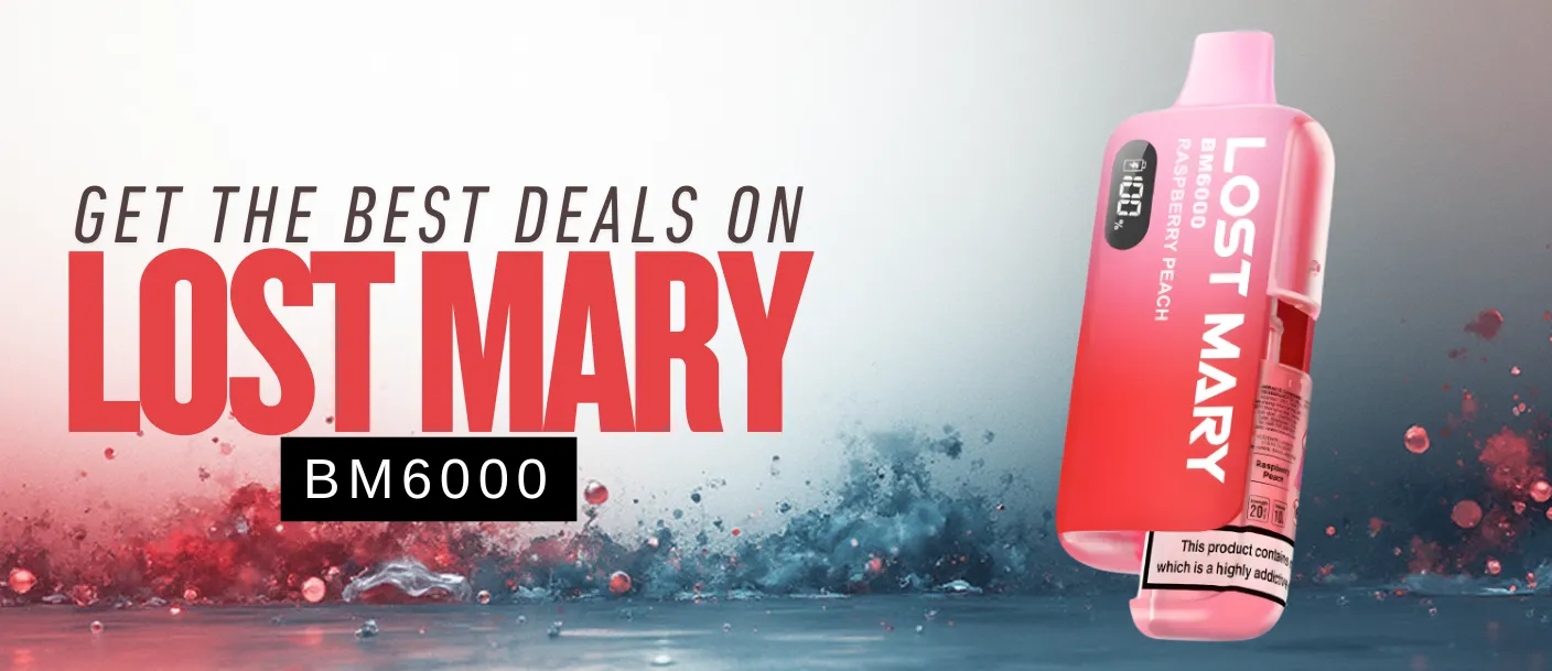 Box of 10 Lost Mary BM6000 Puffs Prefilled Pod Vape Kit