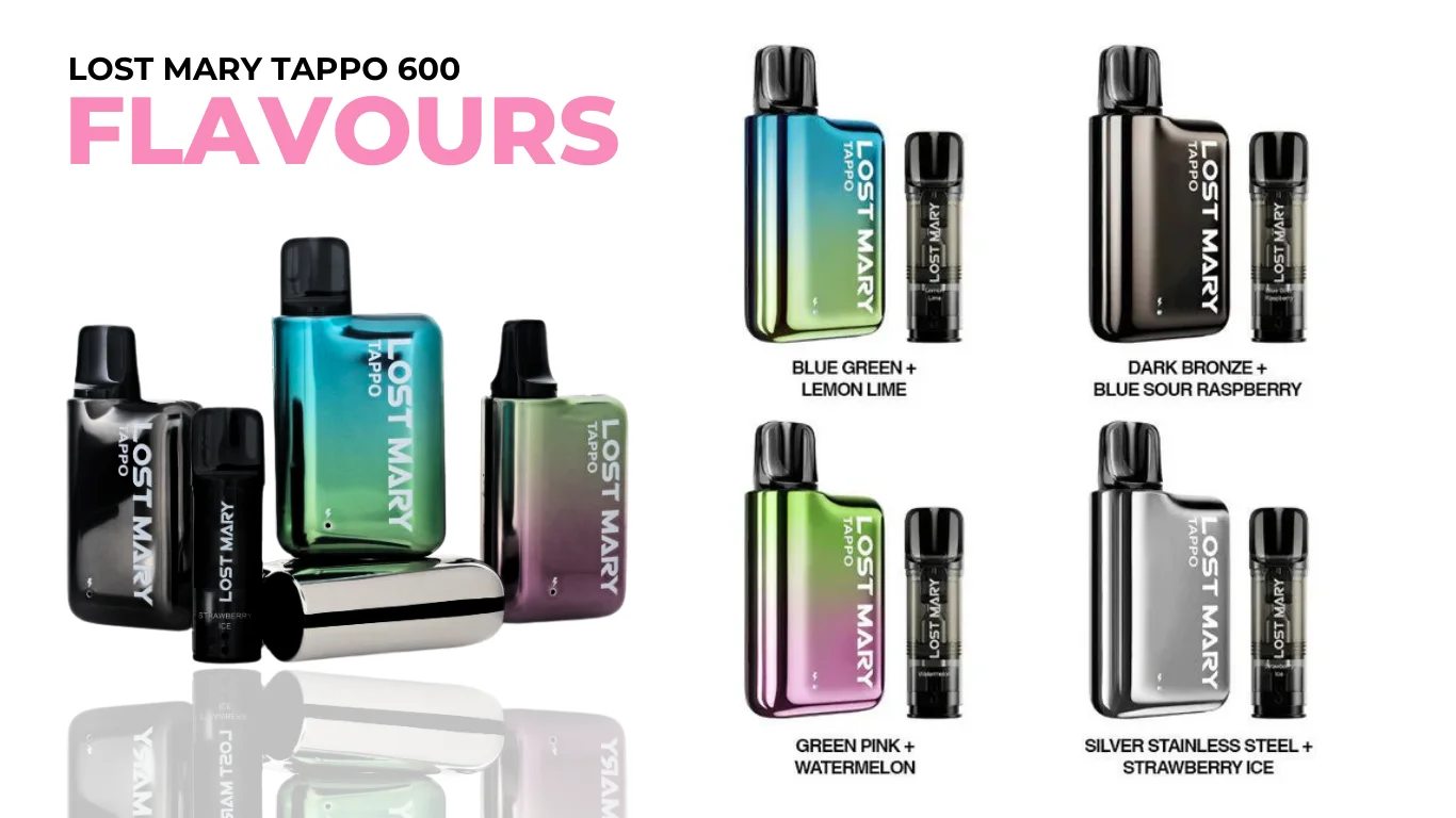 Lost Mary Tappo Pod Kit Flavours