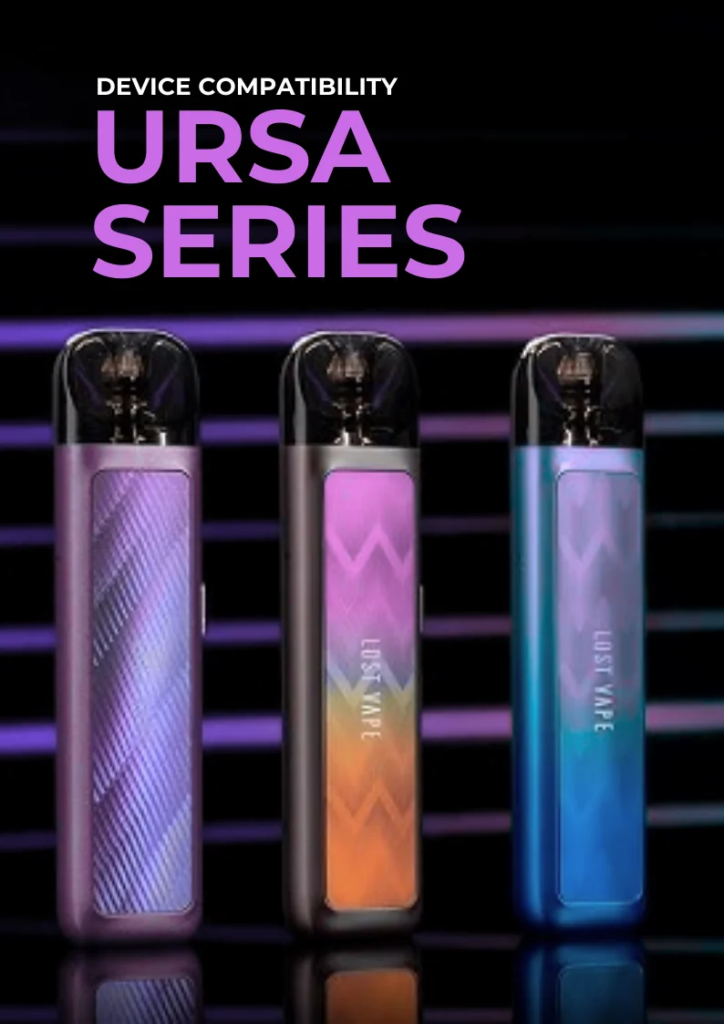 Lost Vape Ursa V2 Replacement Pods Compatibility