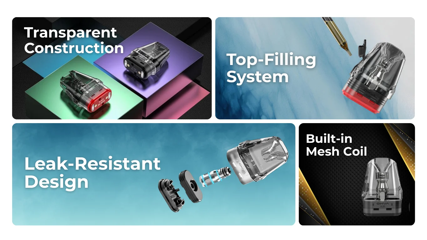 OXVA Xlim Pods V3 Replacement Pods Key Features