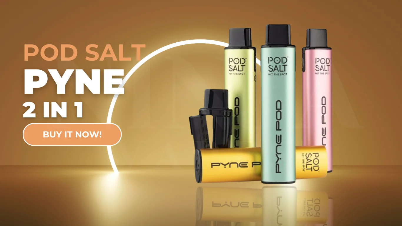 Pod Salt Pyne Pod 2-in-1 1500 Puffs Pod Vape Kit – Redefining Vaping