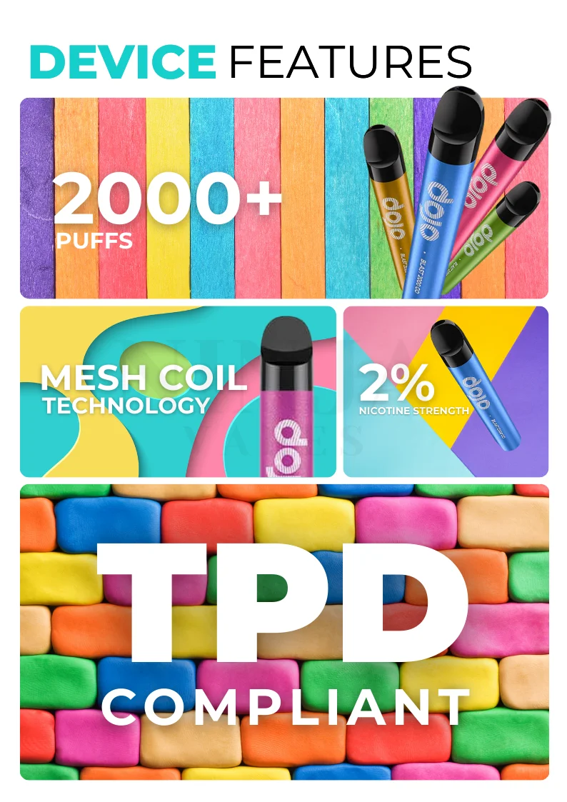 Product Details of Vaporesso Dojo Blast 2000 Puffs Go Pod Kit