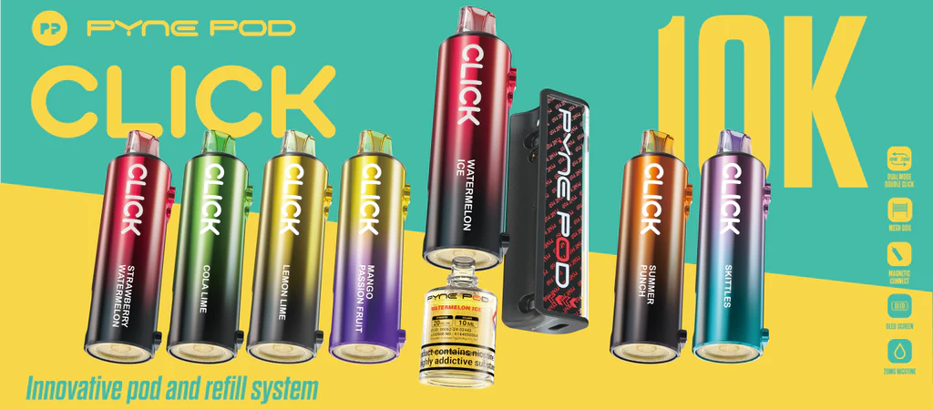 Pyne Pod Click 10000 Puffs Vape Kit Buy 1 Get 1 Free