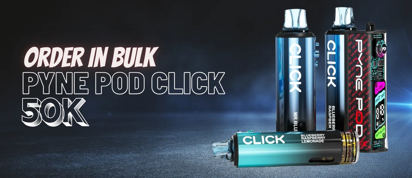 Box of 10 Pyne Pod Click 50K Puffs Prefilled Pod Kit