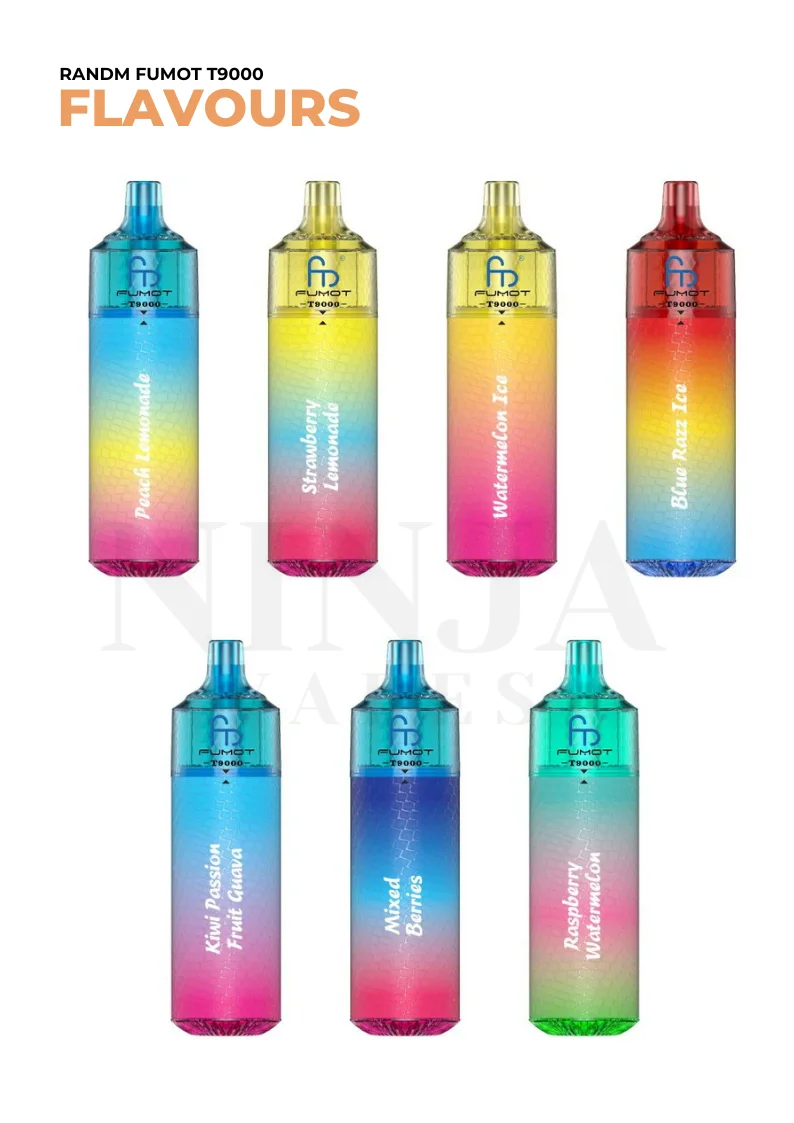 RandM Fumot T9000 Flavours