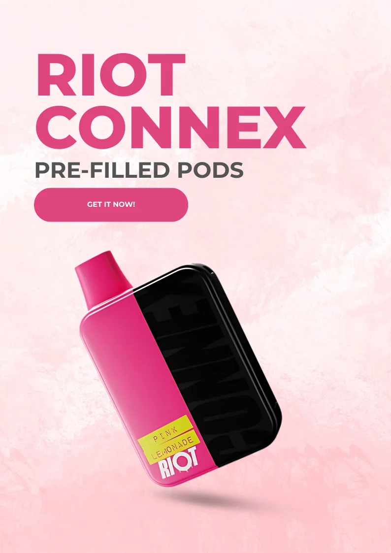 Riot Connex pre filled pods