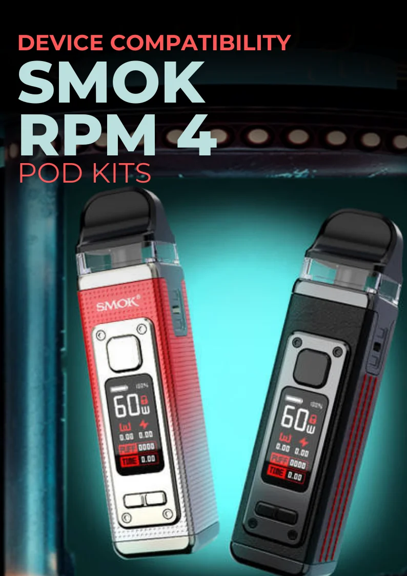 RPM 4 Replacement Pods by SMOK