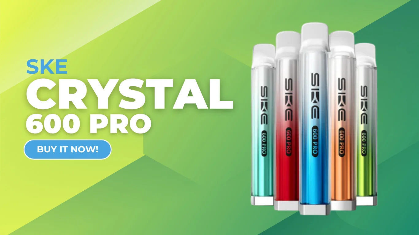 SKE Crystal Bar 600 Pro Prefilled Pod Kit