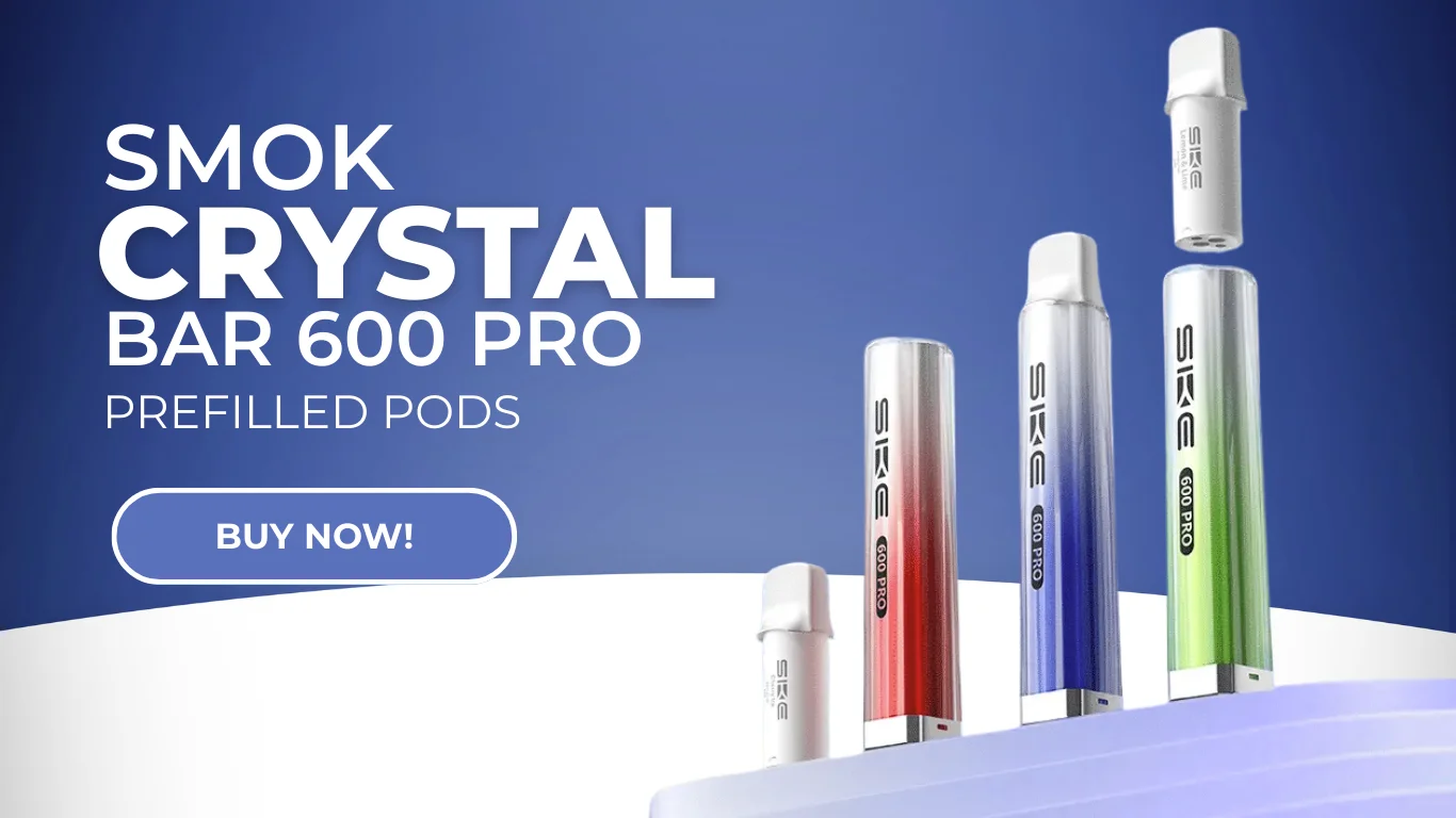 SKE Crystal Bar 600 Pro Prefilled Pods