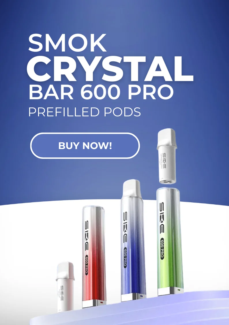 SKE Crystal Bar 600 Pro Prefilled Pods