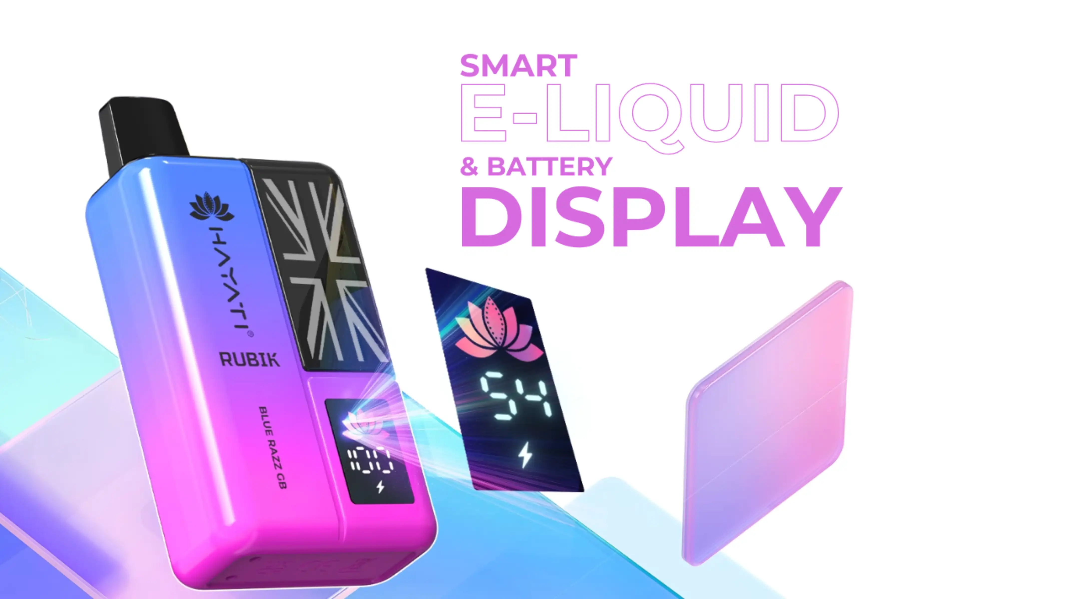 Smart E-liquid and Battery Display