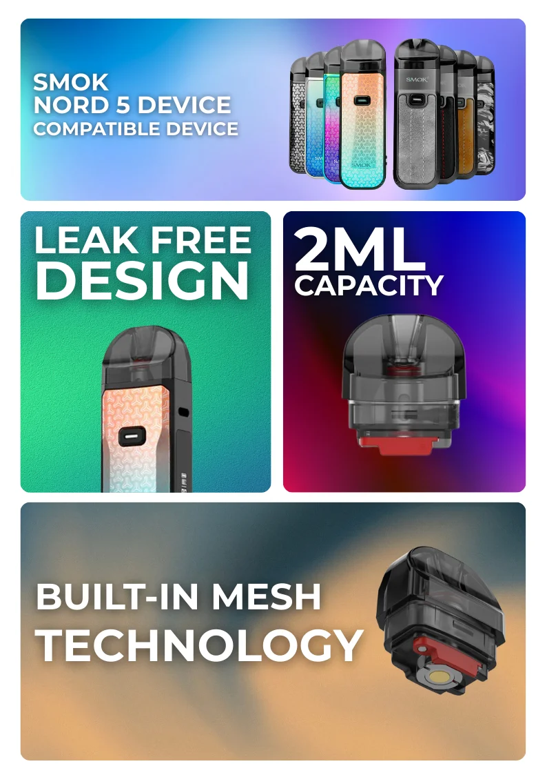 SMOK Nord 5 Refillable Pods