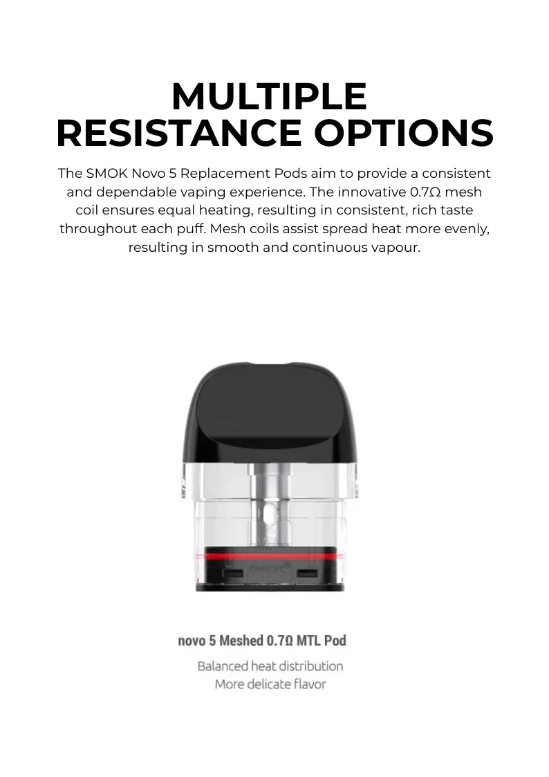 SMOK Novo 5 Replacement Pods
