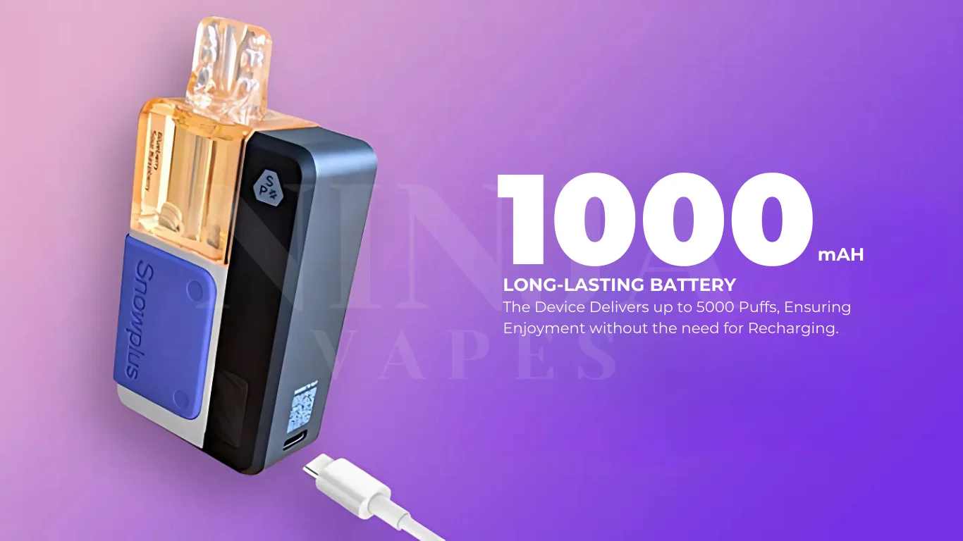 Snowplus Swift Prefilled Pod Kit 1000 mAH Battery