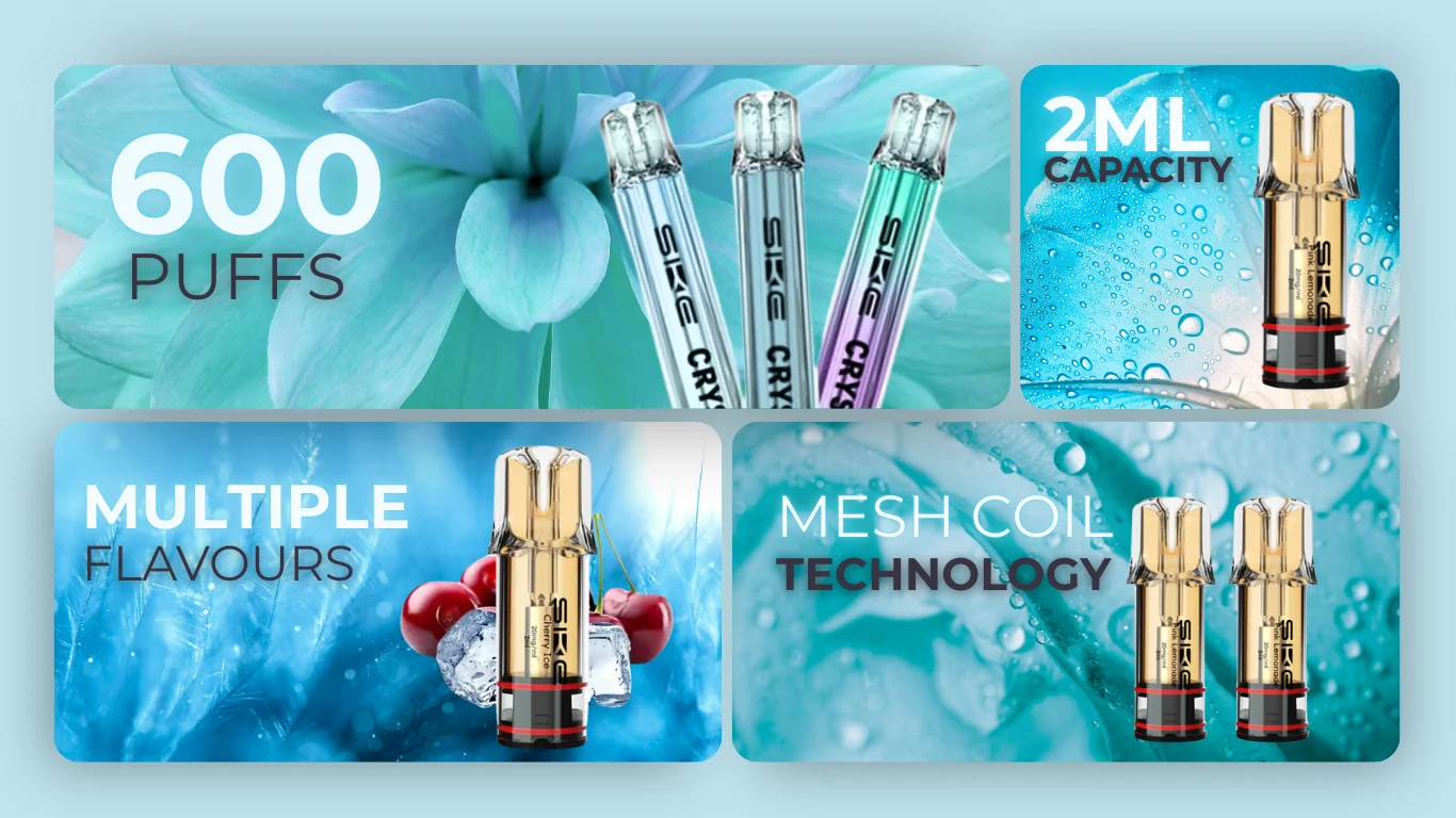 Unique Features Of Crystal Plus Prefilled Pod