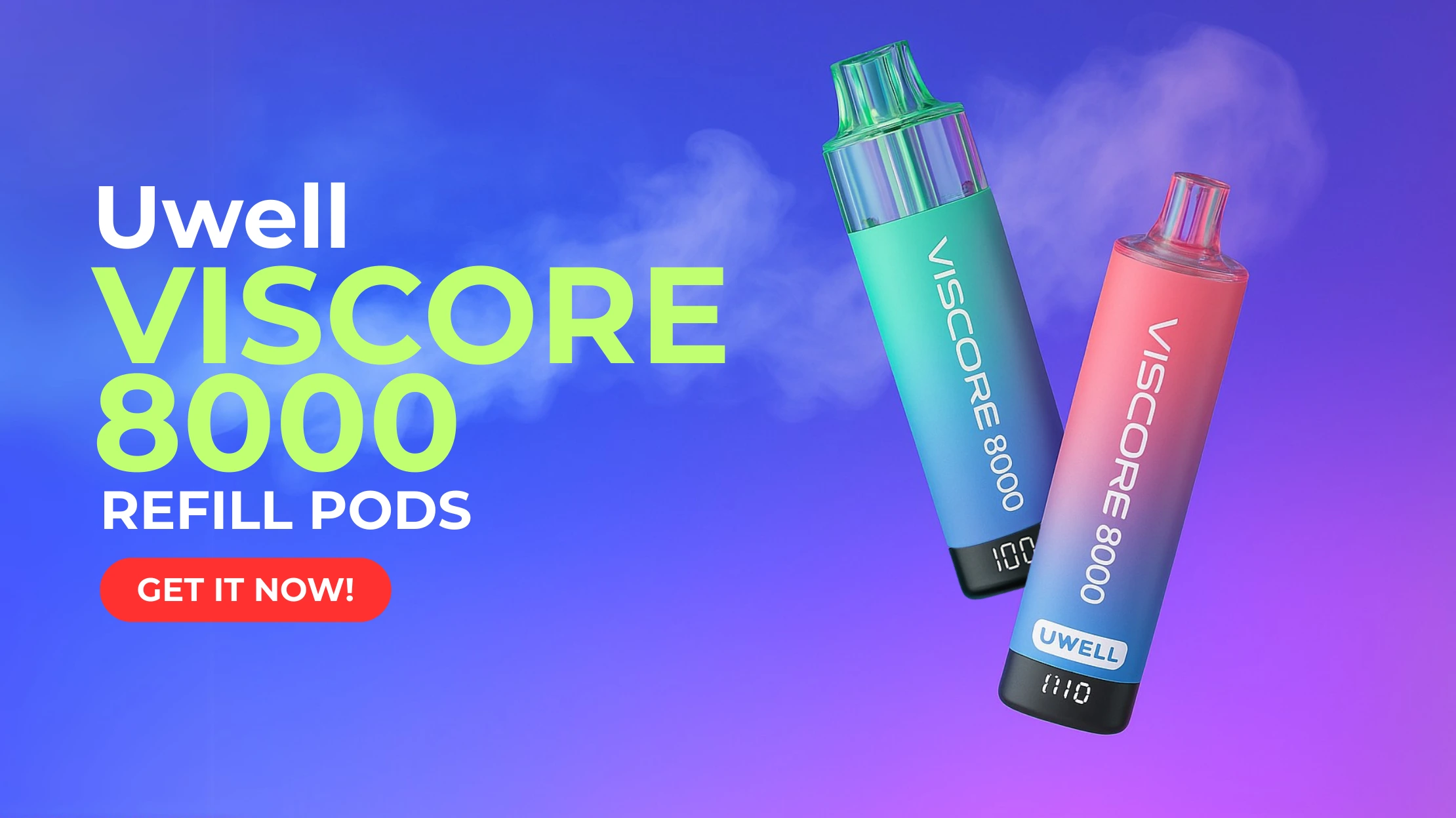 Uwell Viscore 8000 Refillable Pod and Refill