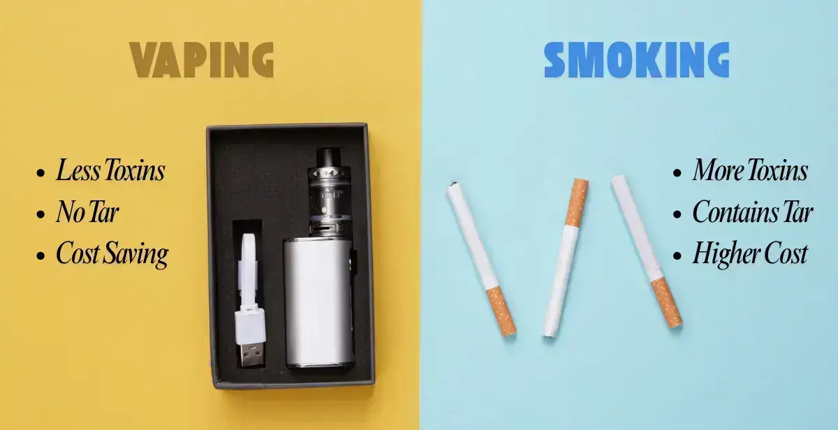 Vaping vs Smoking