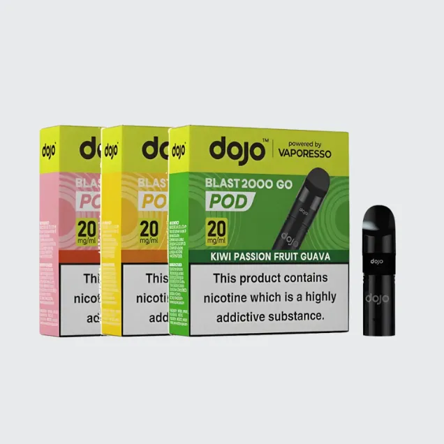 Vaporesso Dojo Blast 2000 Go Refill Pods in Various Flavours