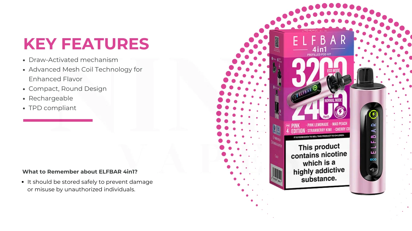 What Makes ELFBAR 4 in 1 Pod Vape Kit Stand Out