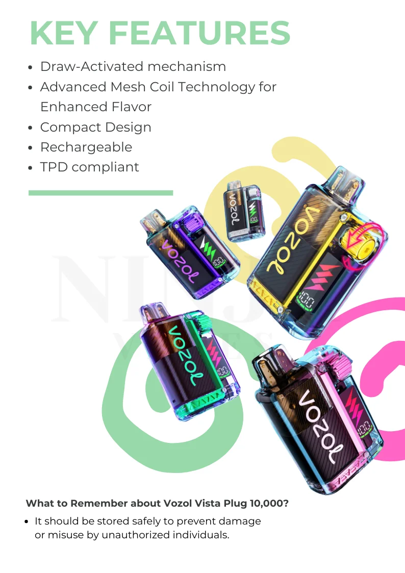 What Makes the Vozol Vista Plug 10000 Puffs Unique