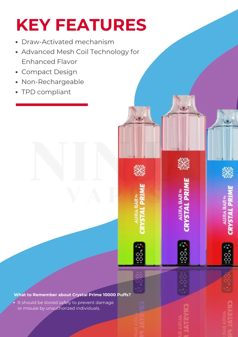 Why Choose Crystal Prime 10000 Puffs