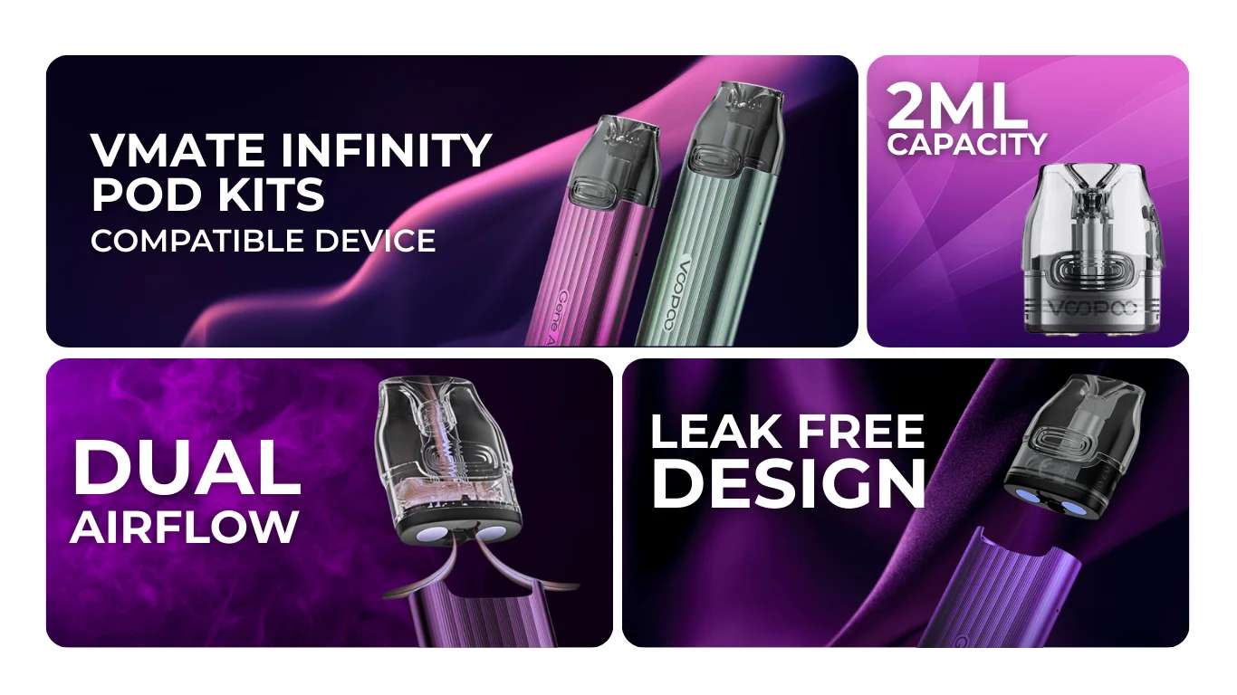 Why Choose the VooPoo Vmate V2 Replacement Pods