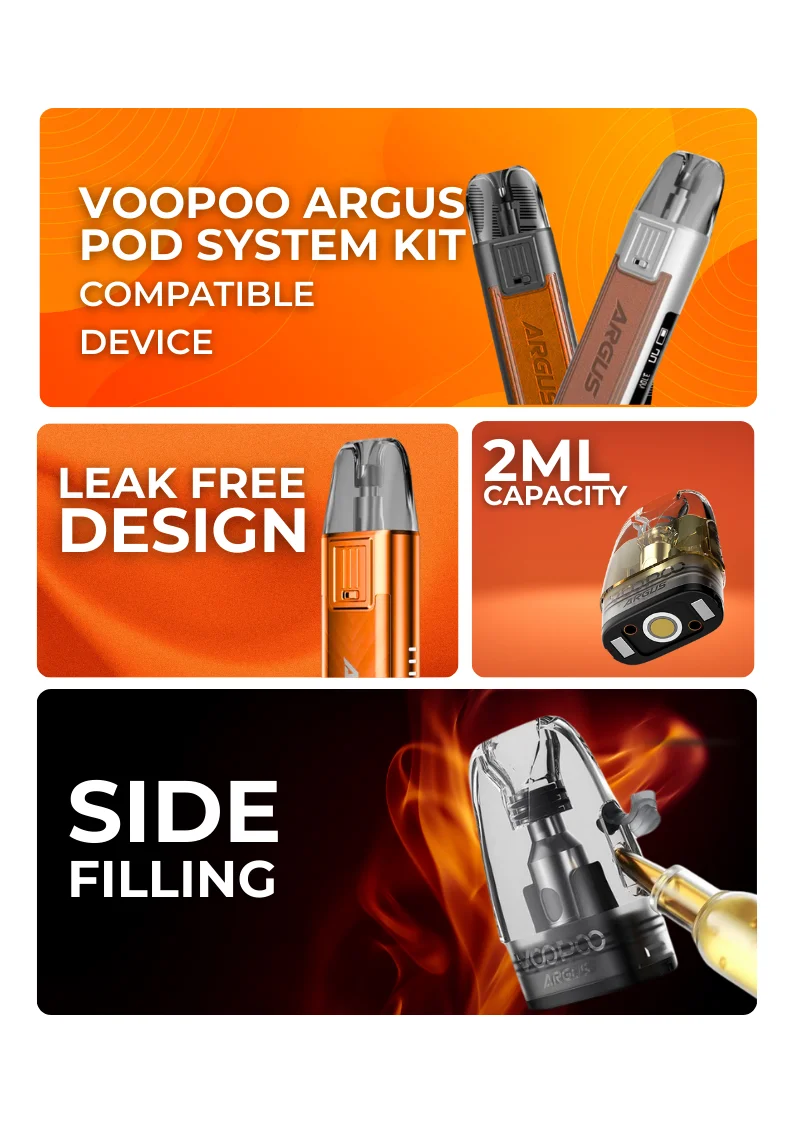 Why Choose Voopoo Argus Replacement Pods