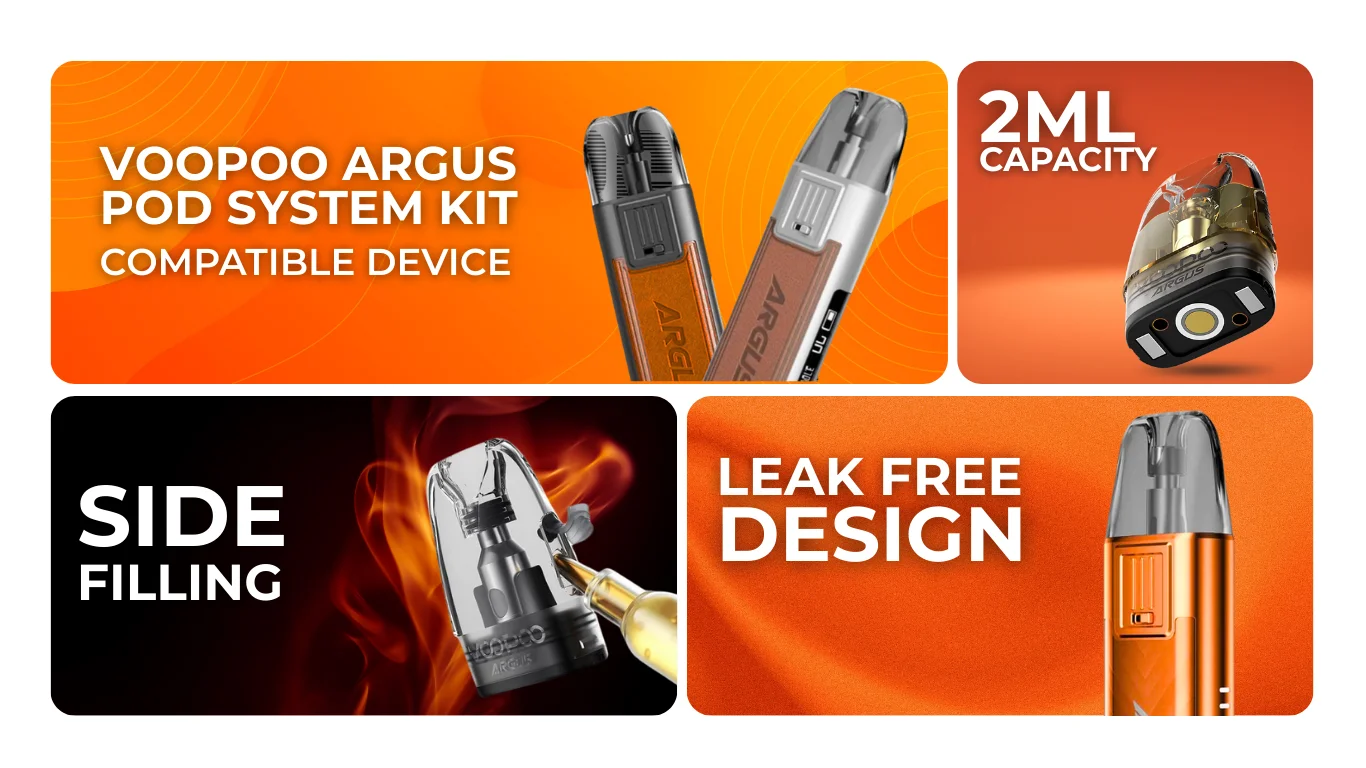 Why Choose Voopoo Argus Replacement Pods