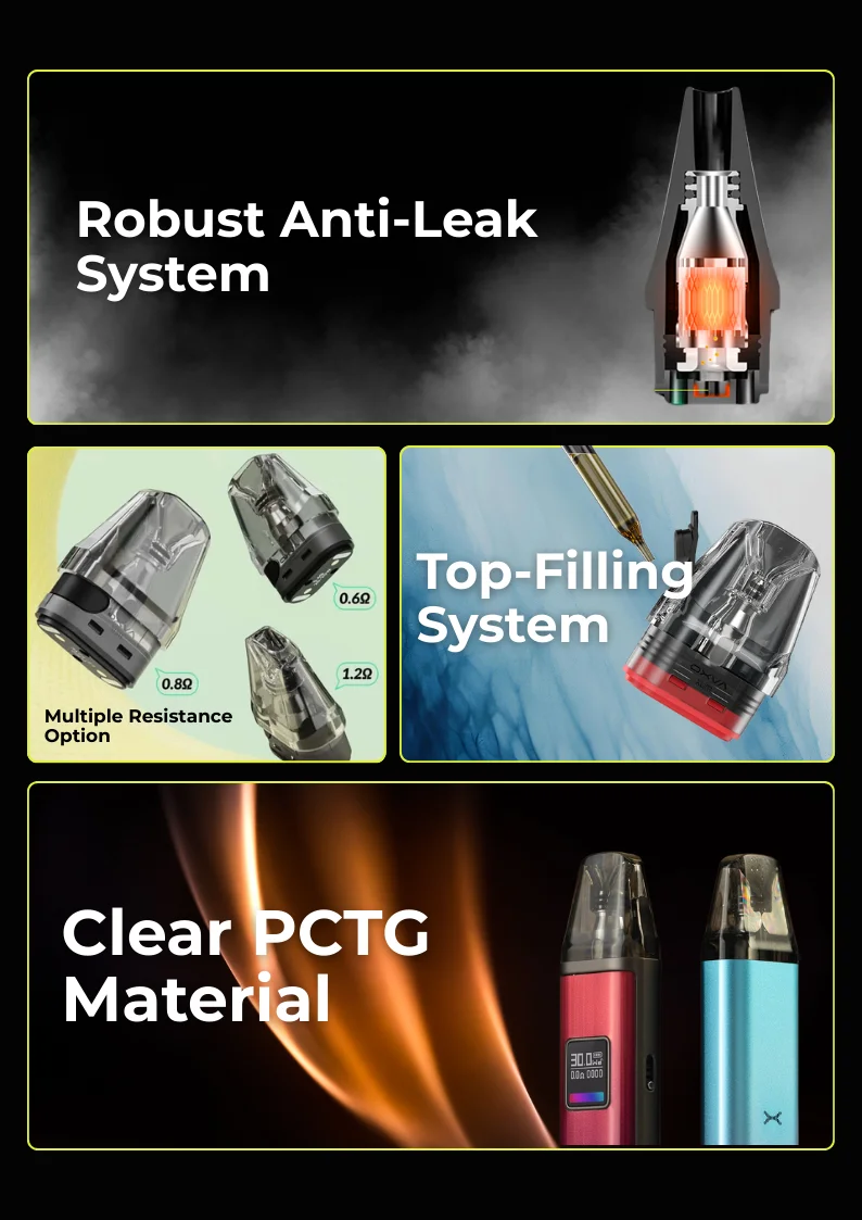 Xlim Pods V3 Replacement Pods Key Features